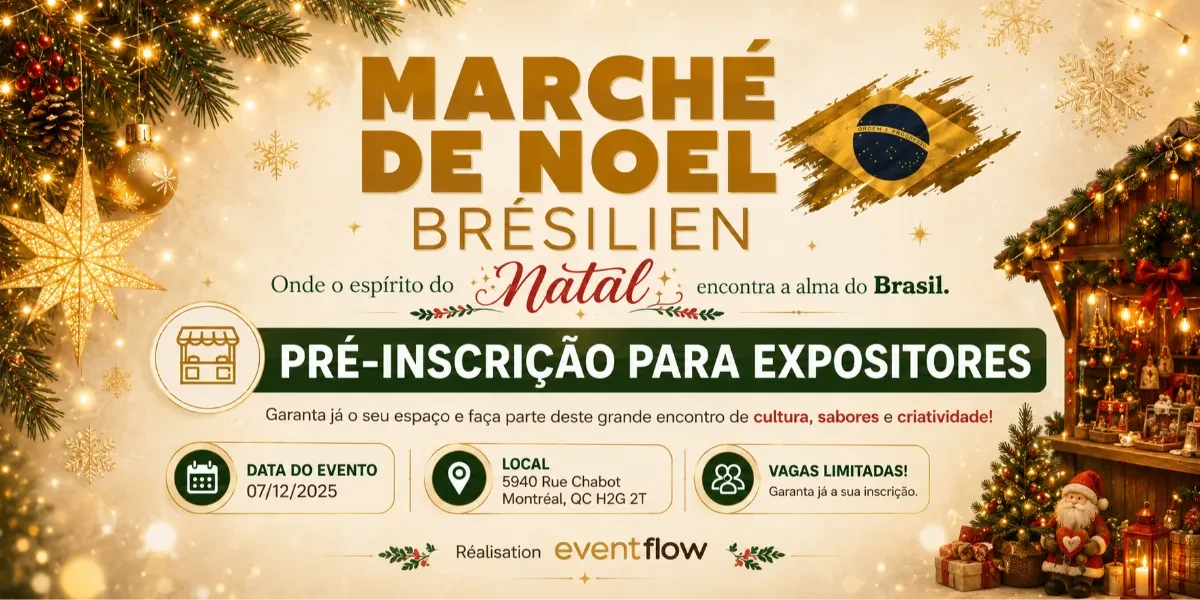 Marché de Noel Brésilien - PRÉ-INSCRIÇÃO PARA EXPOSITORES