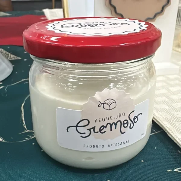 Pote de requeijão caseiro - aprox. 130g